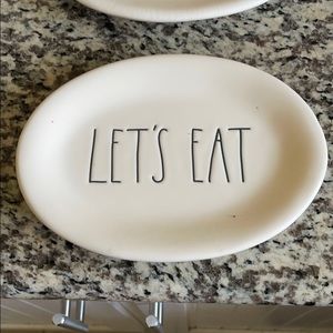 Rae Dunn oval plate